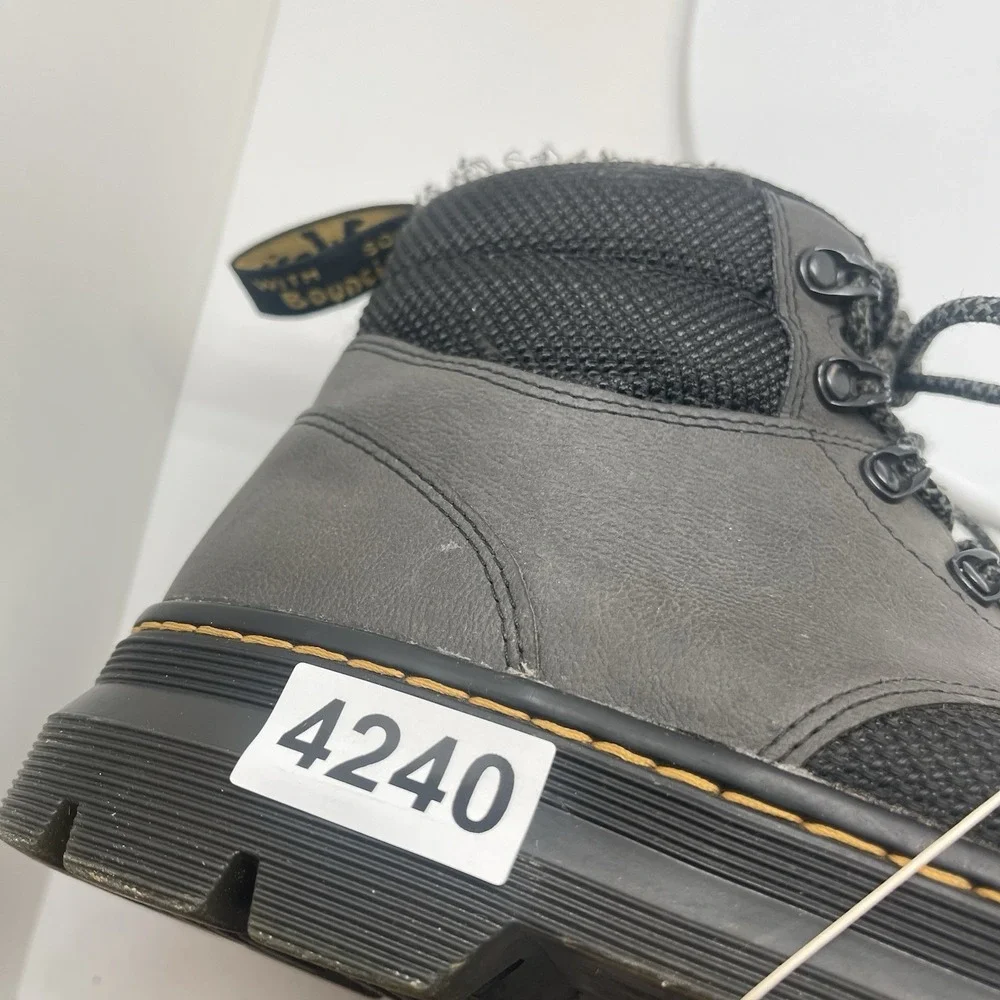 Dr. Martens Rakim Boots Mens 10 Black Utility Combat Chukka Lace Up Work Shoes‎